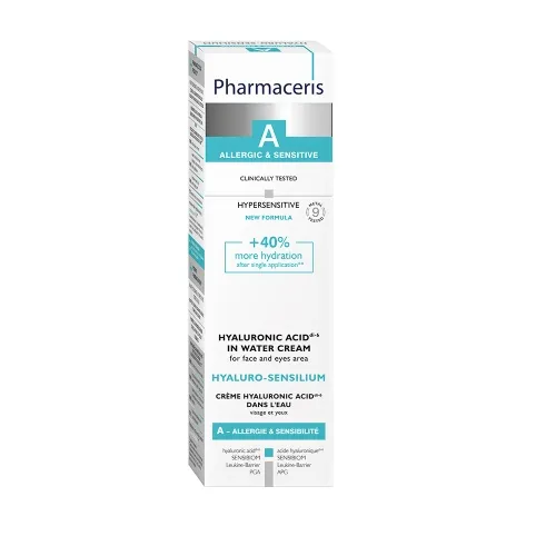 PHARMACERIS A vandens pagrindo kremas HYALURO SENSILIUM, 40ml