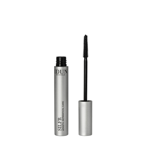 IDUN MINERALS blaktienas ilginantis tušas, juodas SILFR, 11ml