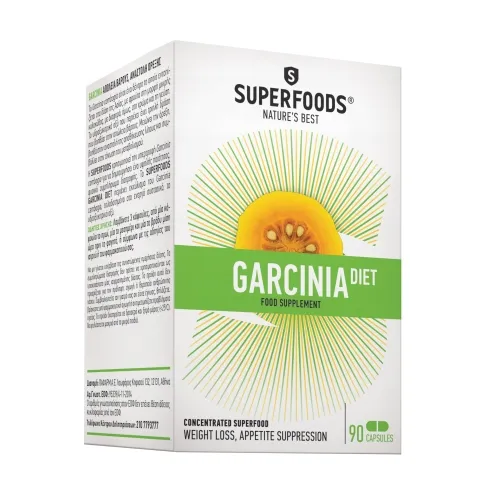 SUPERFOODS kapsulės GARCINIA DIET, N90