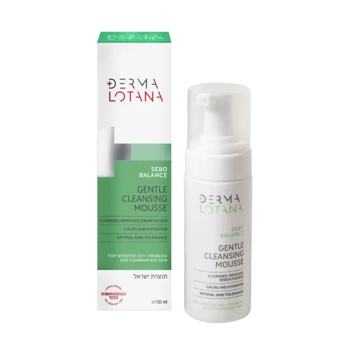 DERMALOTANA švelnios valomosios putos SEBO BALANCE, 150ml