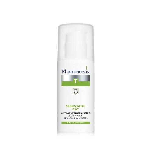 PHARMACERIS T normalizuojamasis kremas SEBOSTATIC SPF20, 50ml