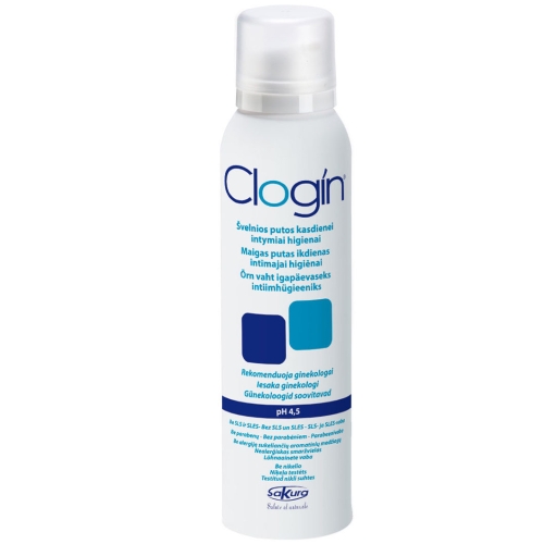 CLOGIN, putos intymiai higienai, pH 4.5,  150 ml