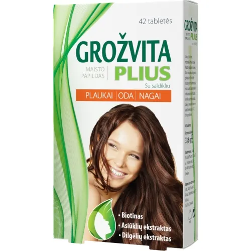 Grožvita plius tabletės N42