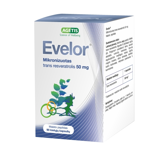 Evelor 50mg caps. N90