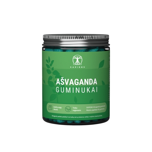 SAPIENS Ašvaganda guminukai, N60