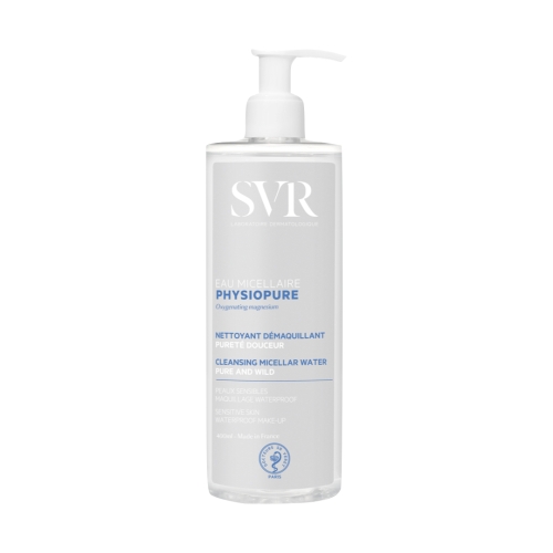 SVR valomasis micelinis vanduo jautriai odai PHYSIOPURE, 400ml