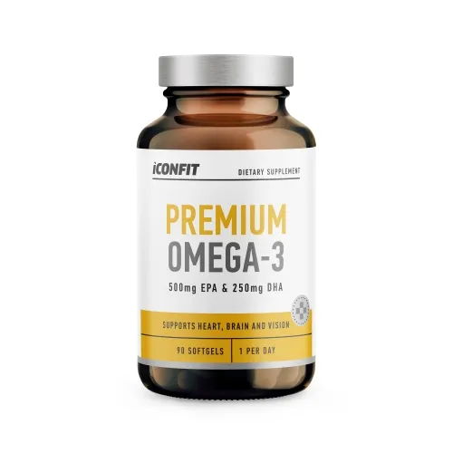 ICONFIT Omega 3 Premium, (EPA 500mg / DHA 250mg), N90