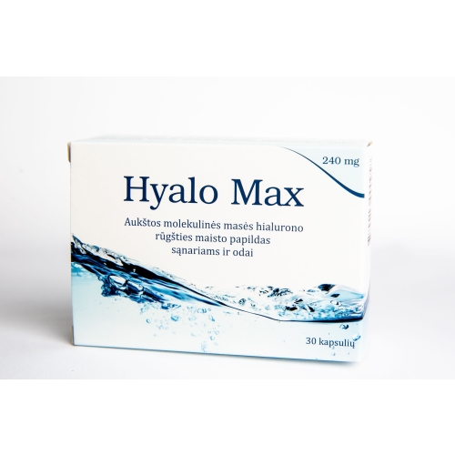 HYALO MAX sąnariams ir odai kapsulės, N30