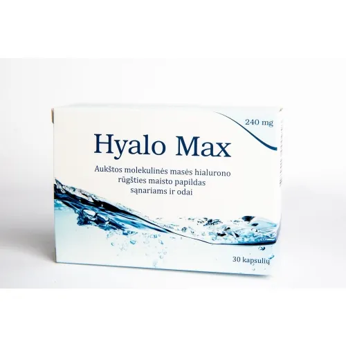 HYALO MAX sąnariams ir odai kapsulės, N30
