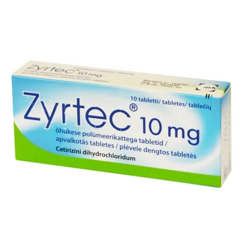 Zyrtec 10mg tab. N10