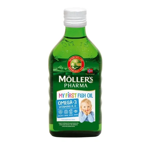 MOLLER'S BABY pirmieji žuvų taukai 250ml