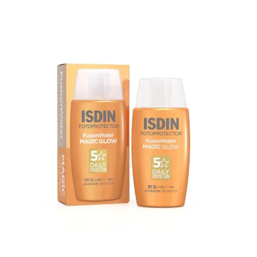 ISDIN apsauginė veido emulsija FUSION WATER MAGIC GLOW SPF50, 50ml