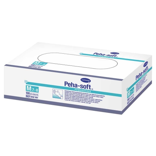 HARTMANN nesterilios lateksinės pirštinės be pudros PEHA-SOFT, M, N100