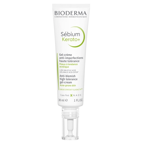 BIODERMA kremas mažinantis spuogus  SEBIUM KERATO+, 30 ml