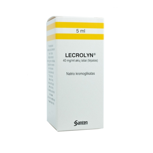 Lecrolyn 40mg/ml akių lašai 5ml N1