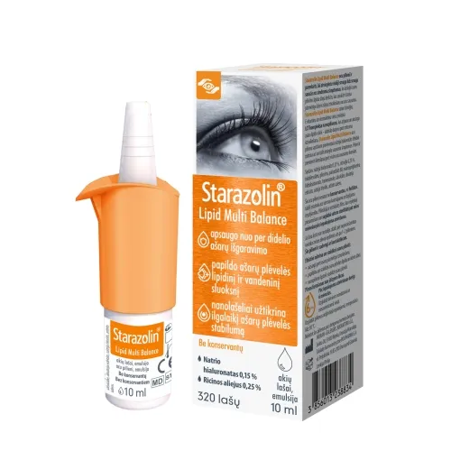 Starazolin Lipid Multi Balance akių lašai, emulsija10ml