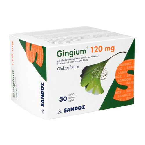 Gingium 120mg tab. N30