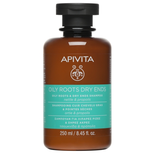 APIVITA šampūnas OILY ROOTS DRY ENDS, 250ml