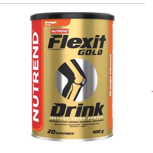 FLEXIT Gold Drink milteliai, apelsinų skonio, 400g