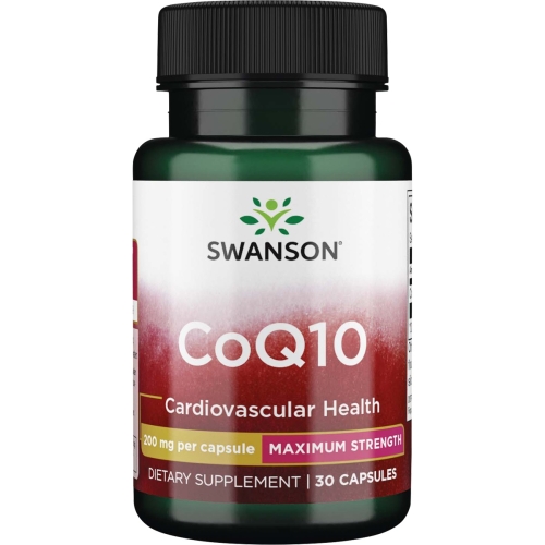 SWANSON Kofermentas Q10 200mg kapsulės N30