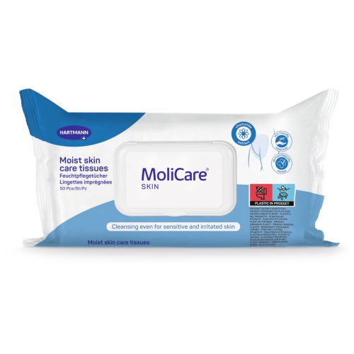 HARTMANN drėgnos servetėlės MOLICARE SKIN, N50