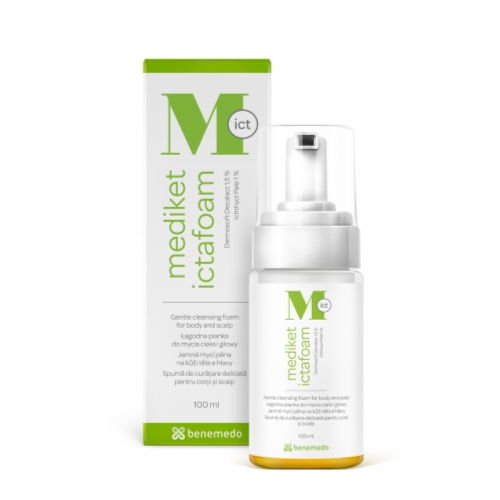 MEDIKET prausimosi putos ICTAFOAM, 100ml