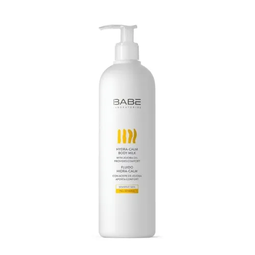 BABÉ drėkinamasis pienelis jautriai kūno odai BODY HYDRA-CALM, 500ml