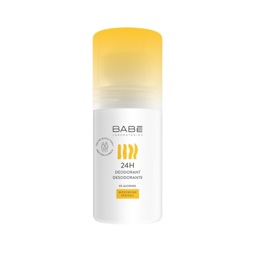 BABE rutulinis 24H dezodorantas be alkoholio, jautriai odai BODY, 50ml