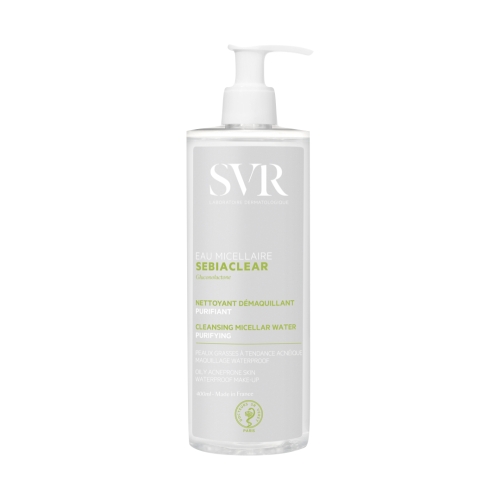 SVR micelinis vanduo riebiai ir mišriai odai SEBIACLEAR, 400ml