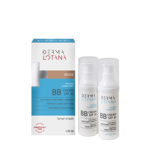 DERMALOTANA kremas su atspalviu HYDRA COMFORT BB BEIGE 3292, 30ml