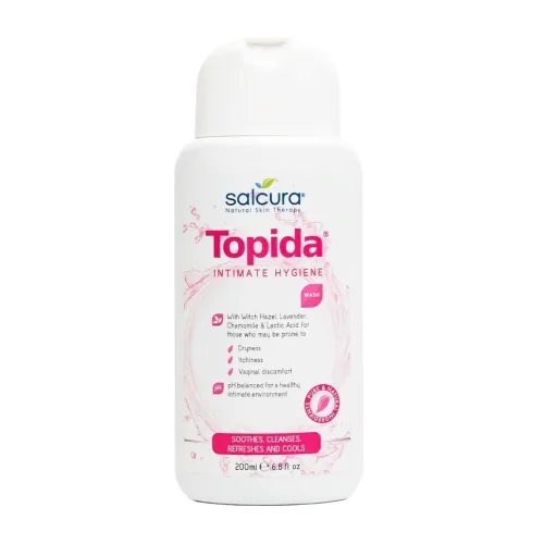 Salcura intymios higiemos prausiklis TOPIDA, 200 ml