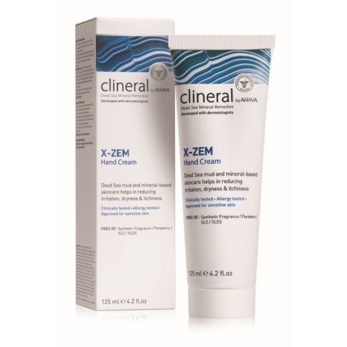 CLINERAL BY AHAVA  rankų kremas X-ZEM, 125ml