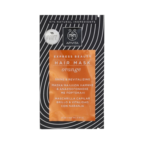APIVITA gaivinamoji plaukų kaukė su apelsinais EXPRESS BEAUTY, 20ml