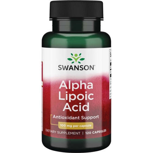 SWANSON Alfa lipo rūgštis 100mg kapsulės N120