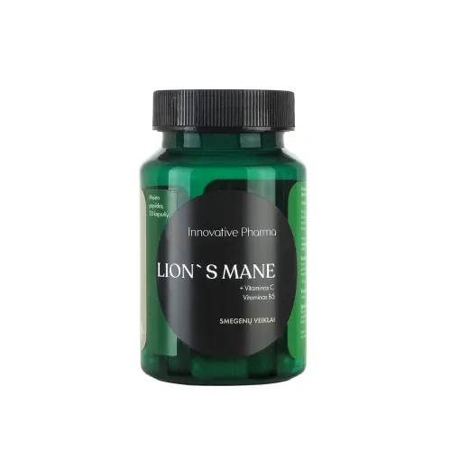 INNOVATIVE PHARMA LION'S MANE + VITAMINAS C IR B5, N30