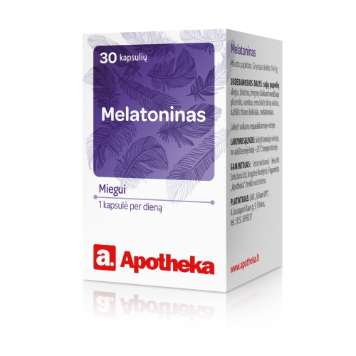 APOTHEKA Melatoninas 1mg, N30