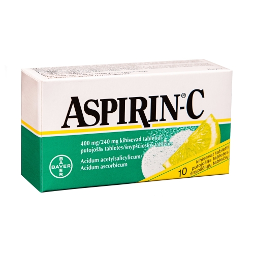 Aspirin C 400mg/240mg tab.N10