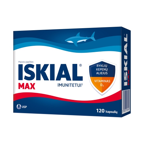 ISKIAL MAX, 120 kapsulių