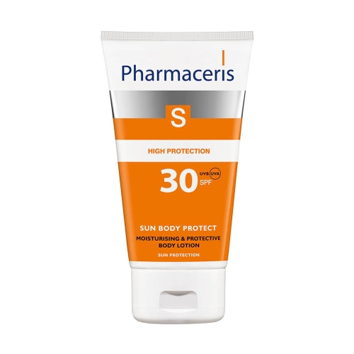 PHARMACERIS S apsauginis kūno kremas nuo saulės SPF30, 150ml
