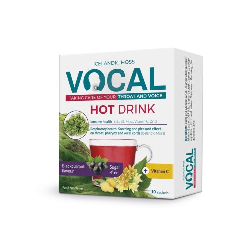 Vocal milteliai paketėliuose karštam gėrimui ruošti (juodųjų serbentų)