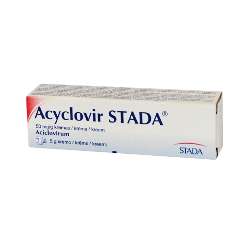 Acyclovir Stada 50mg/g kremas 5g N1