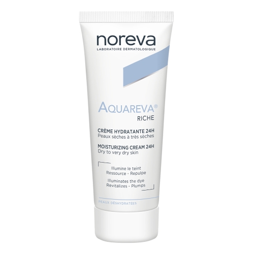 NOREVA riebesnės konsistencijos 24val.drėkinantis kremas AQUAREVA 40ml
