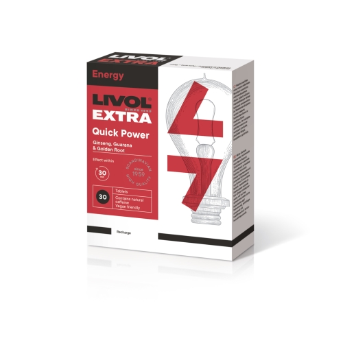 LIVOL EXTRA Quick Power, 30 tabl.