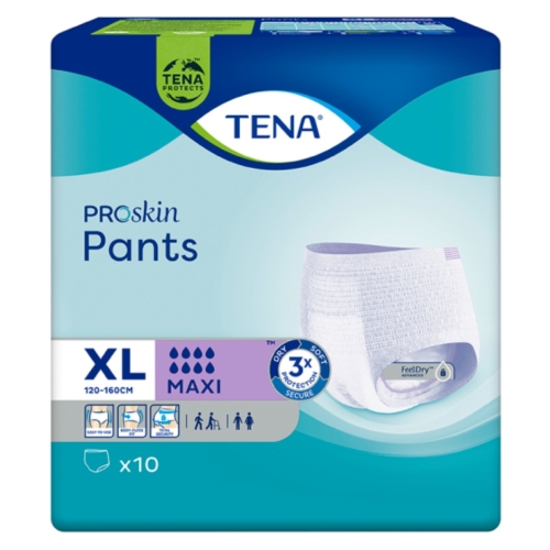 TENA sauskelnės kelnaitės PANTS MAXI, XL dydis, N10