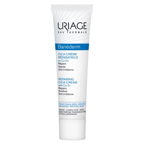 URIAGE  atkuriamasis kremas su Cu-Zn BARIEDERM CICA, 40ml