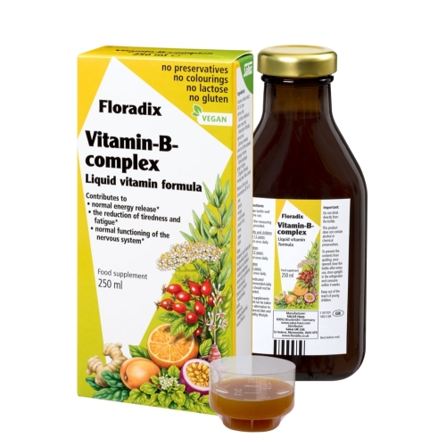 FLORADIX skysta B vitaminų formulė VITAMIN-B-COMPLEX, 250ml