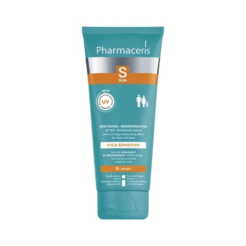 PHARMACERIS S, CICA SENSITIVE raminantis veido ir kūno kremas, 200ml