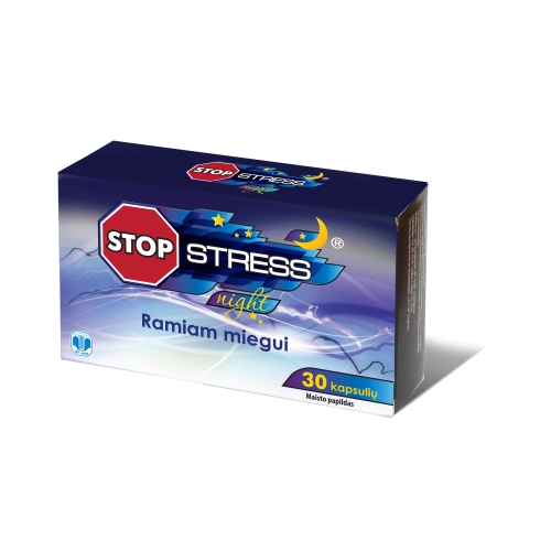 Stop Stress Night kapsulės N30