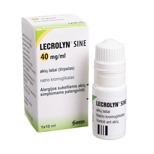 Lecrolyn sine 40mg/ml akių lašai 10ml N1