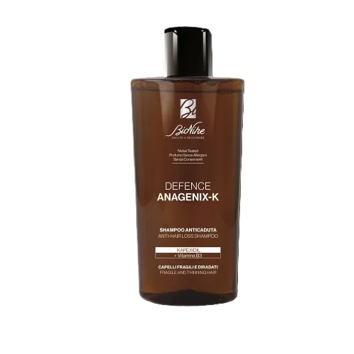 BioNike DEFENCE ANAGENIX-K, šampūnas slenkantiems plaukams, 200 ml